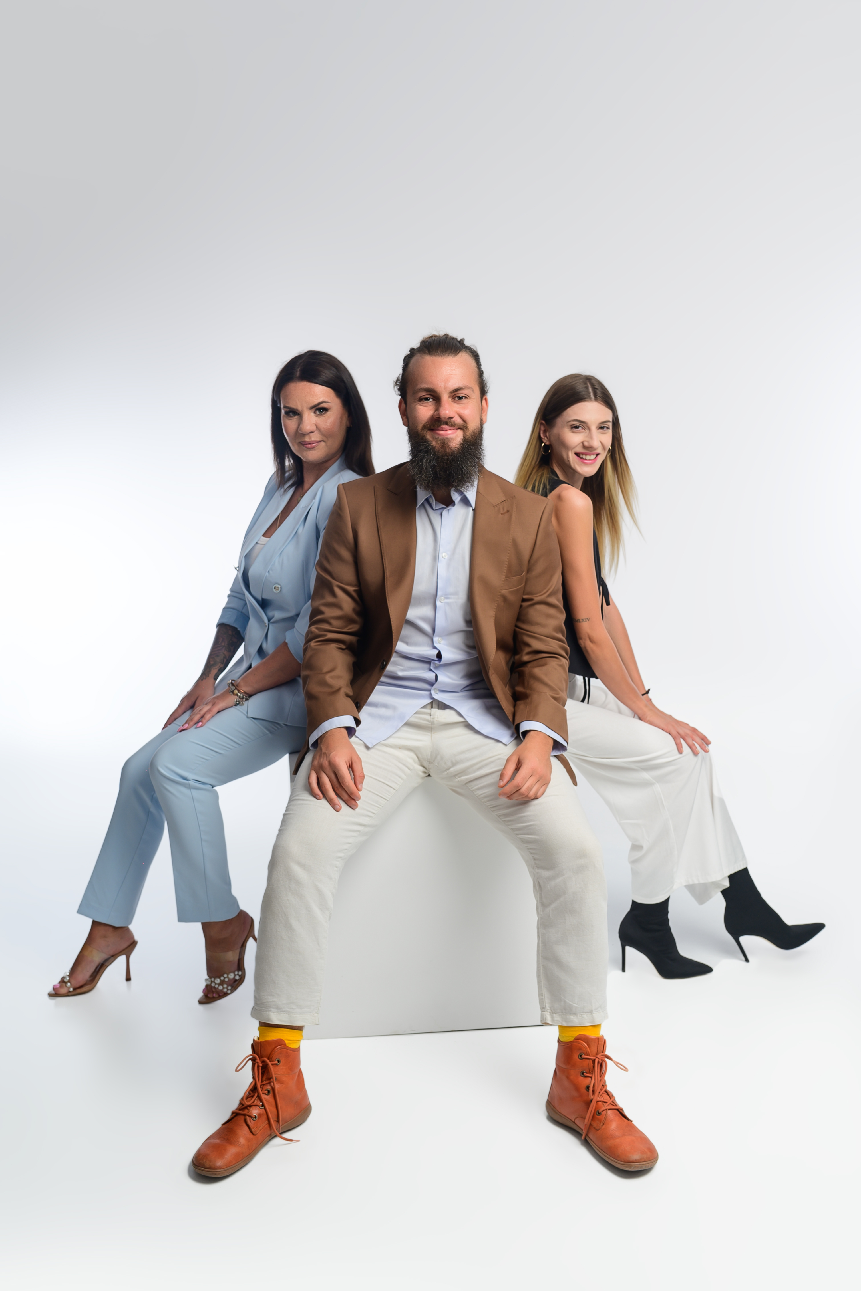 Zespół Przezorni: Violetta, Dominik, Natalia